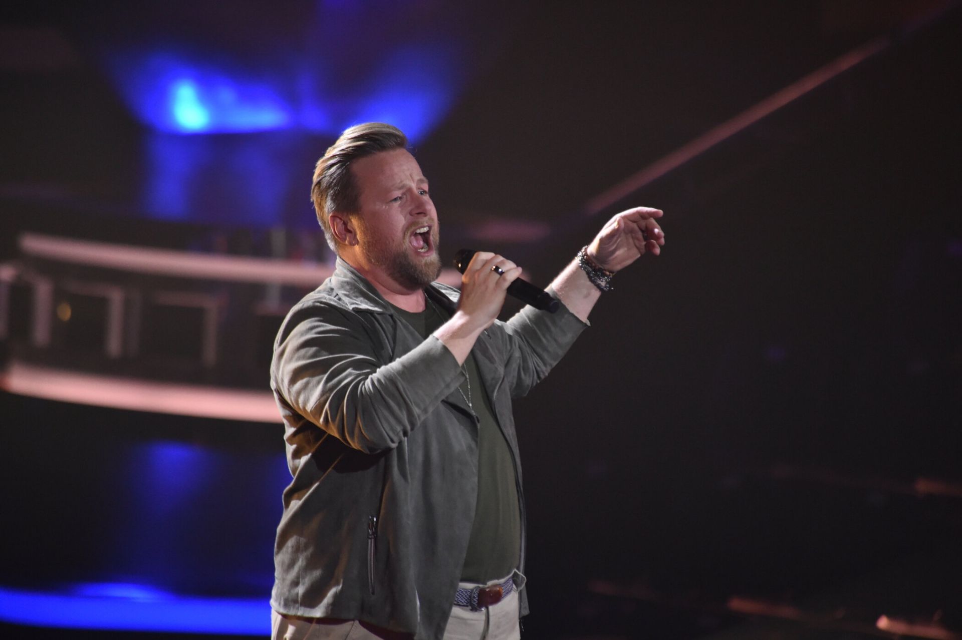 Petter Bj&auml;ll&ouml;-Glaser bei der 6. Blind Audition von The Voice of Germany 2024
